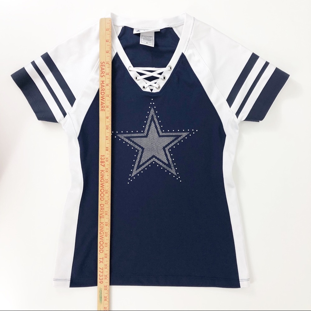 Sexy Dallas Cowboys Fitted Corset Jersey Size M - Picture 5 of 5